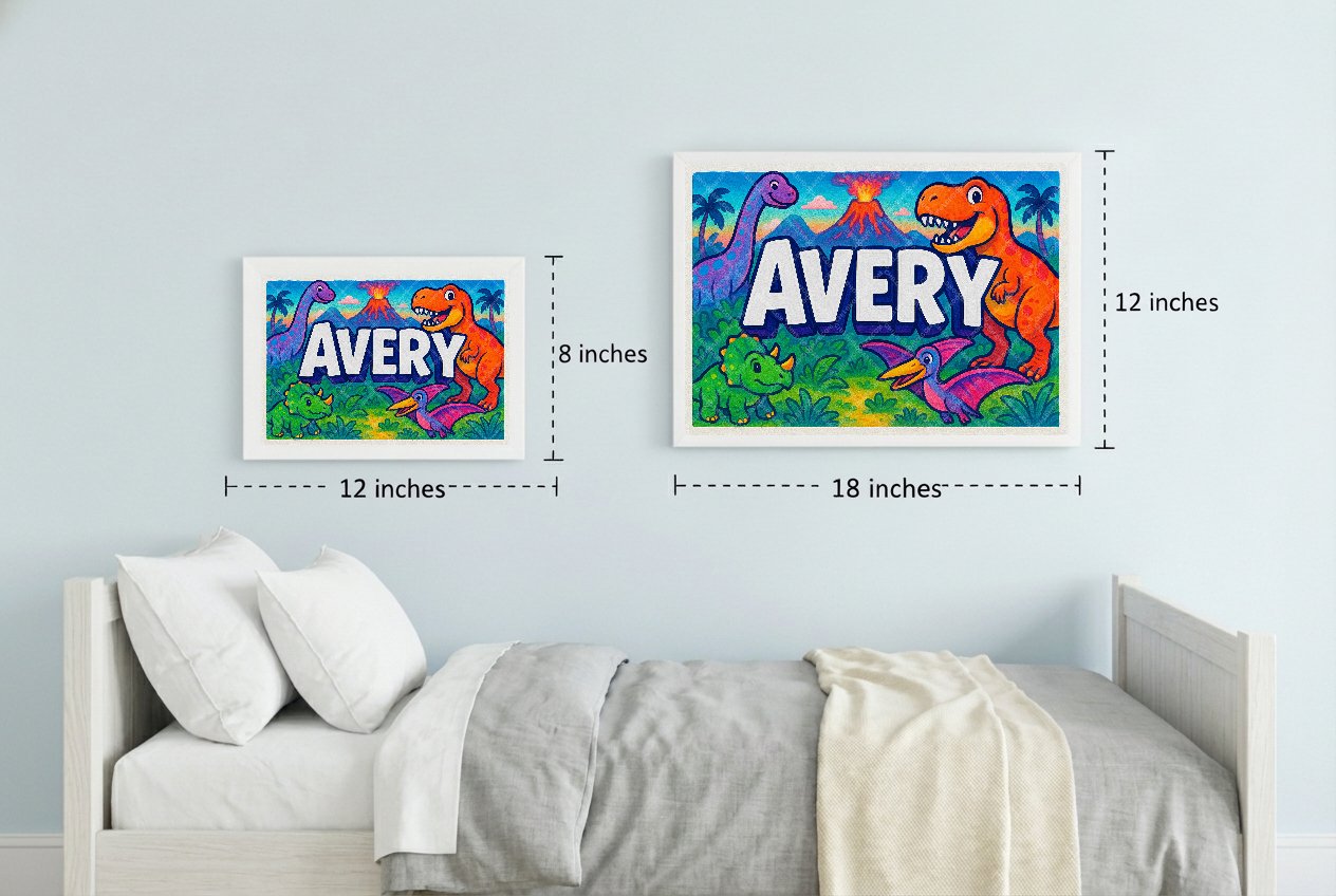 Personalized name art for Avery