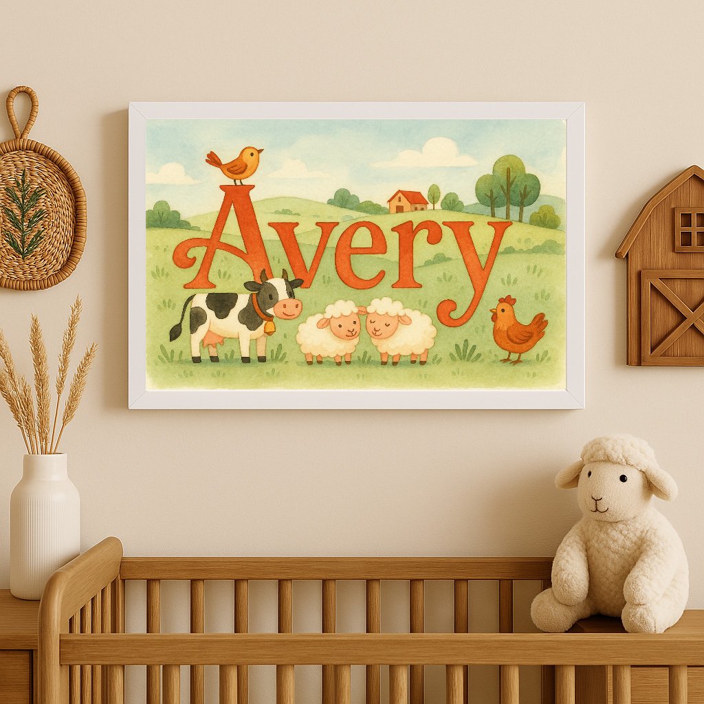Avery's Customized Farm Name Art 04