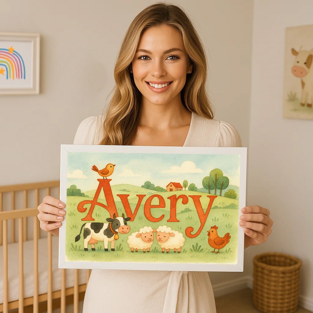Avery's Customized Farm Name Art 04