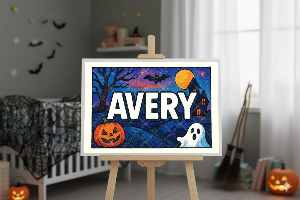 Personalized name art for Avery