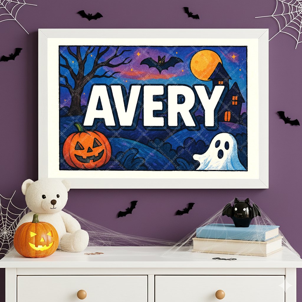 Personalized name art for Avery