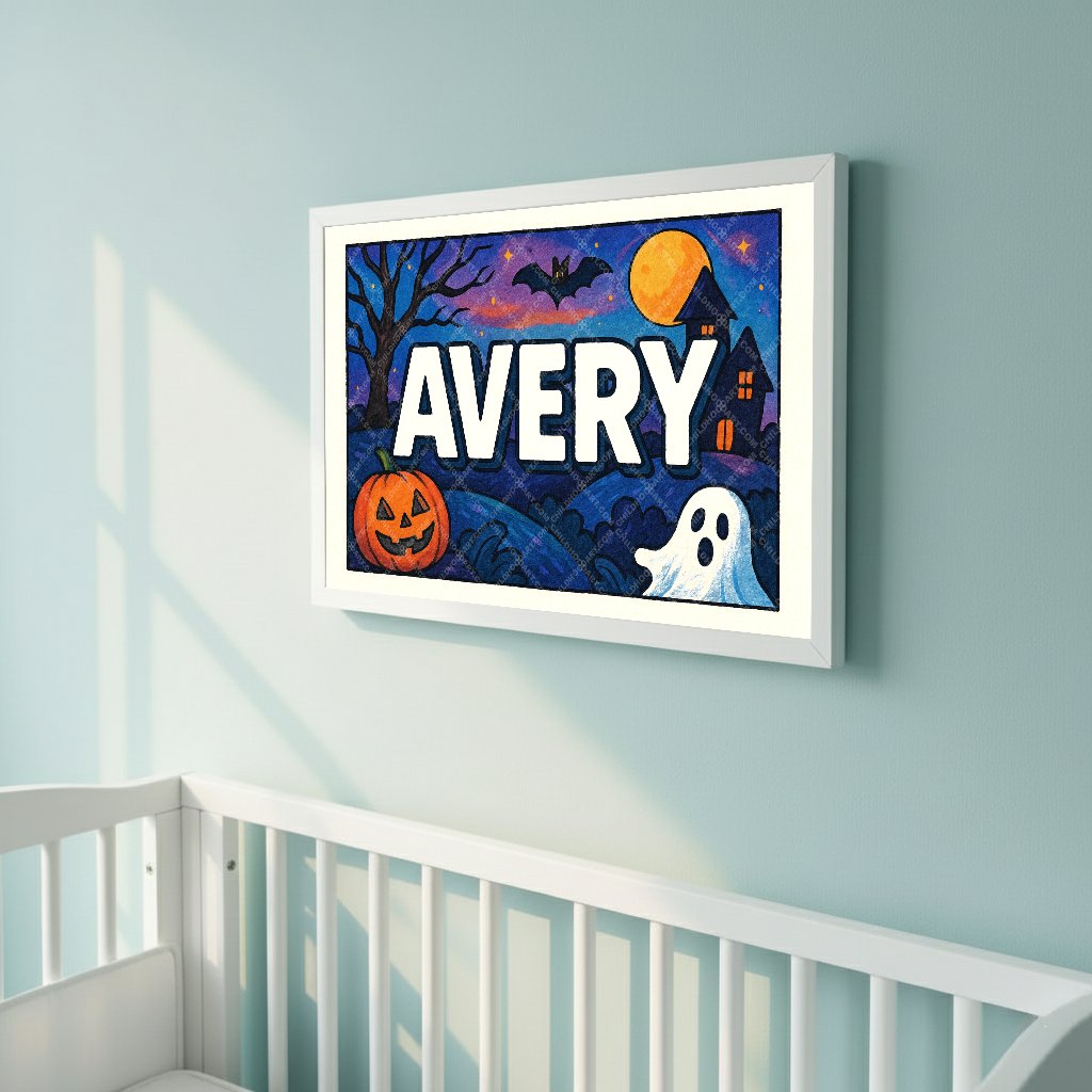 Personalized name art for Avery