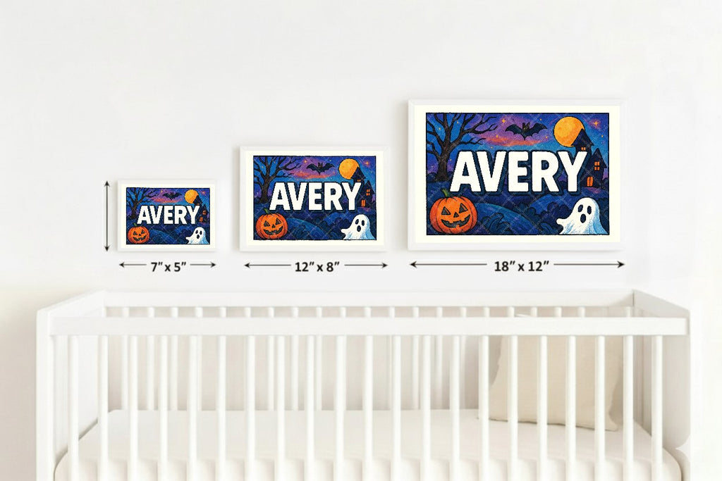 Personalized name art for Avery