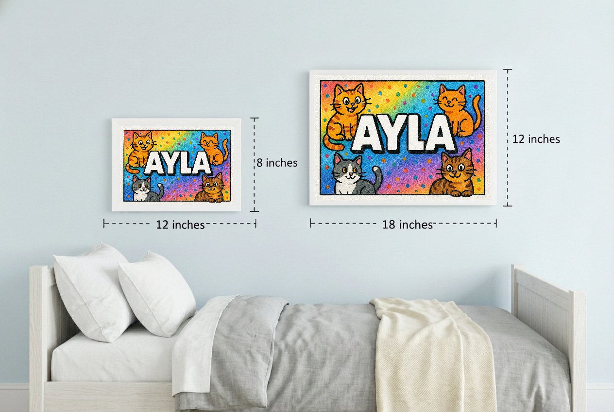 Personalized name art for Ayla