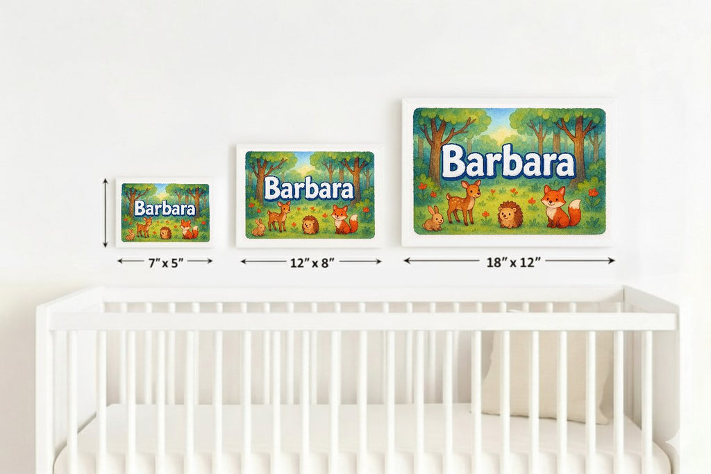 Personalized name art for Barbara
