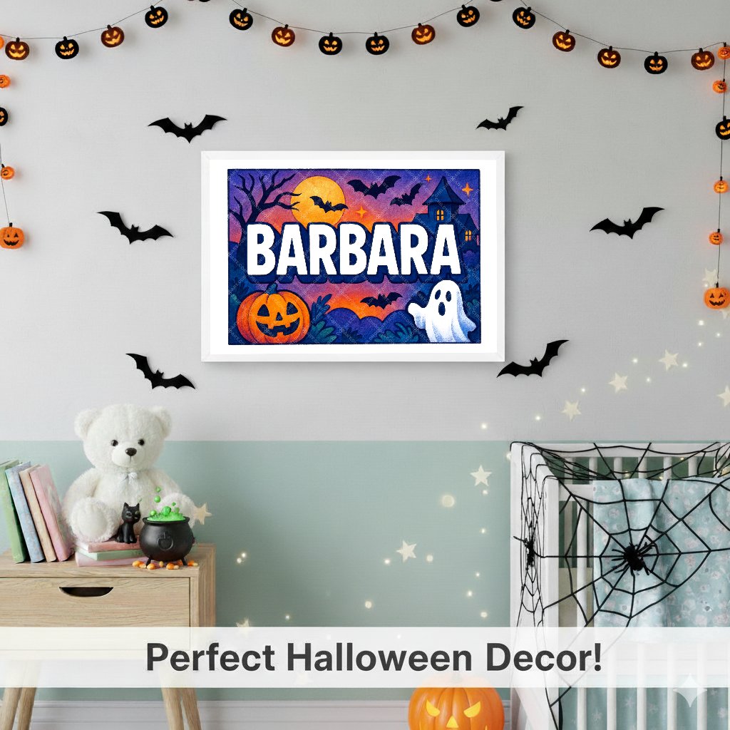 Personalized name art for Barbara