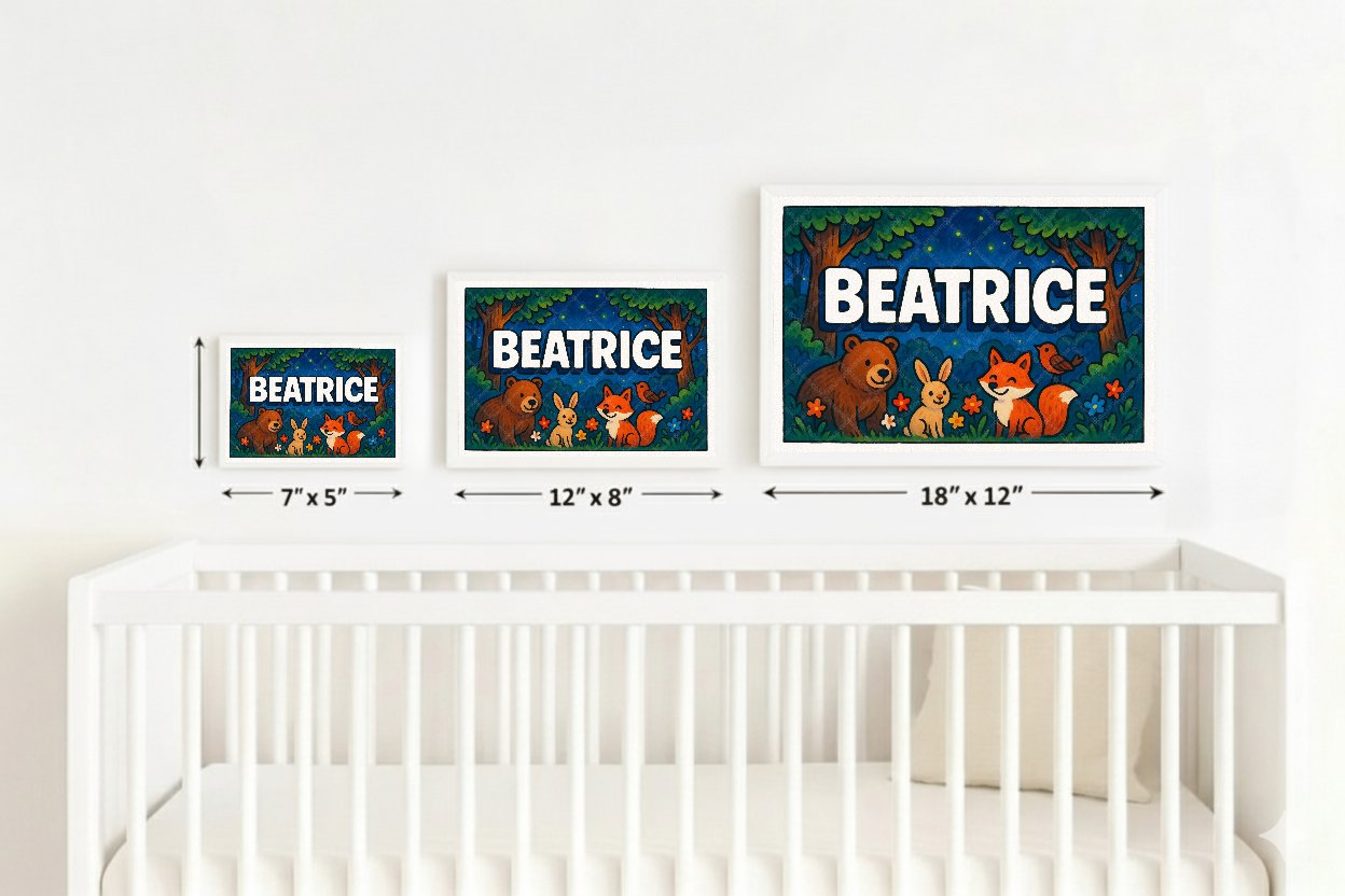 Personalized name art for Beatrice
