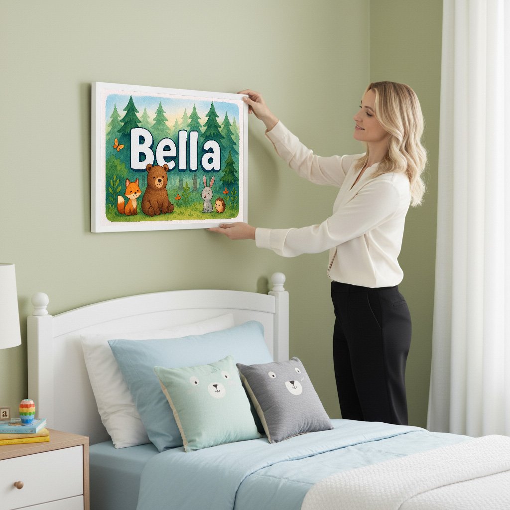 Personalized name art for Bella