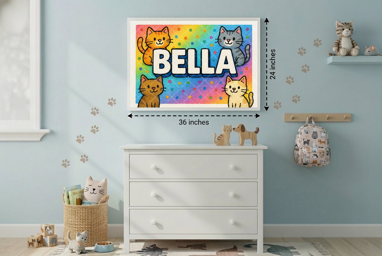 Personalized name art for Bella