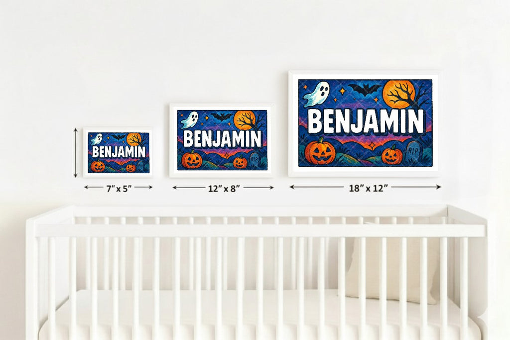 Personalized name art for Benjamin