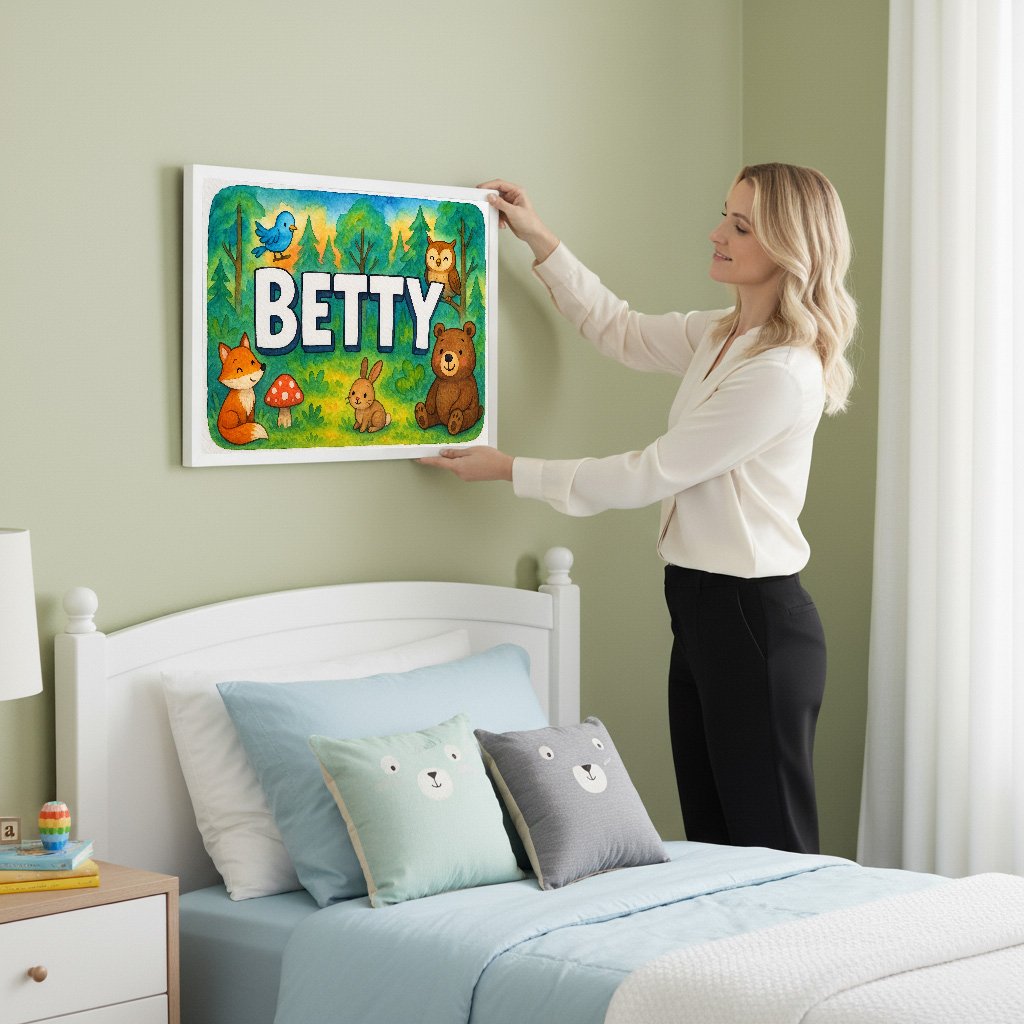 Personalized name art for Betty