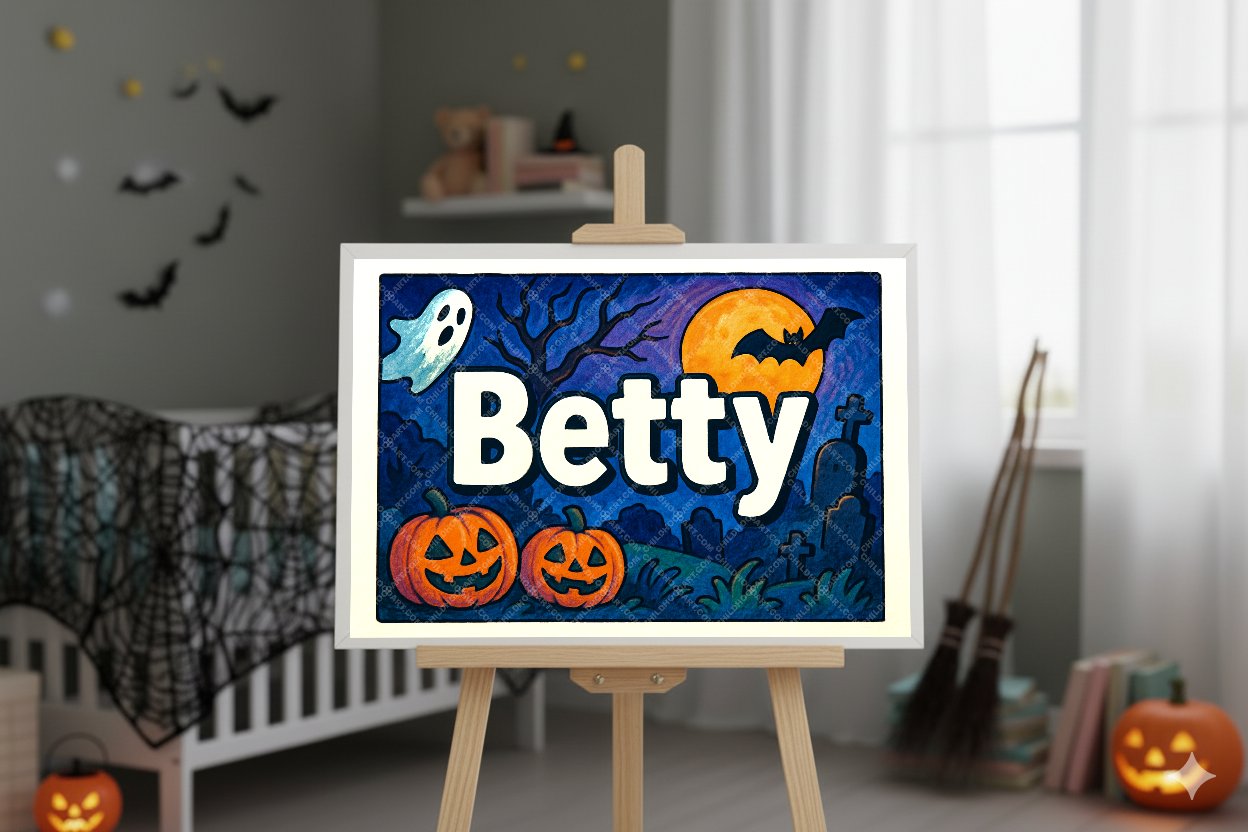 Personalized name art for Betty