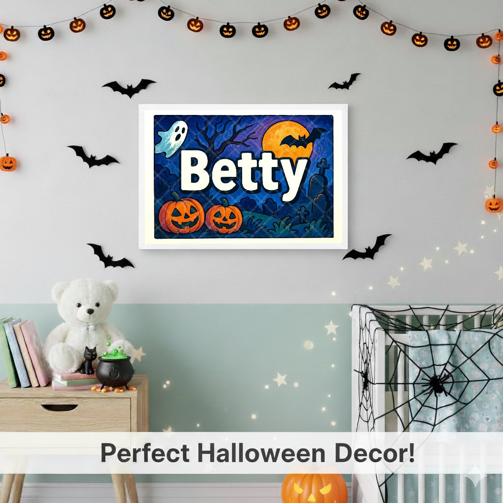 Personalized name art for Betty