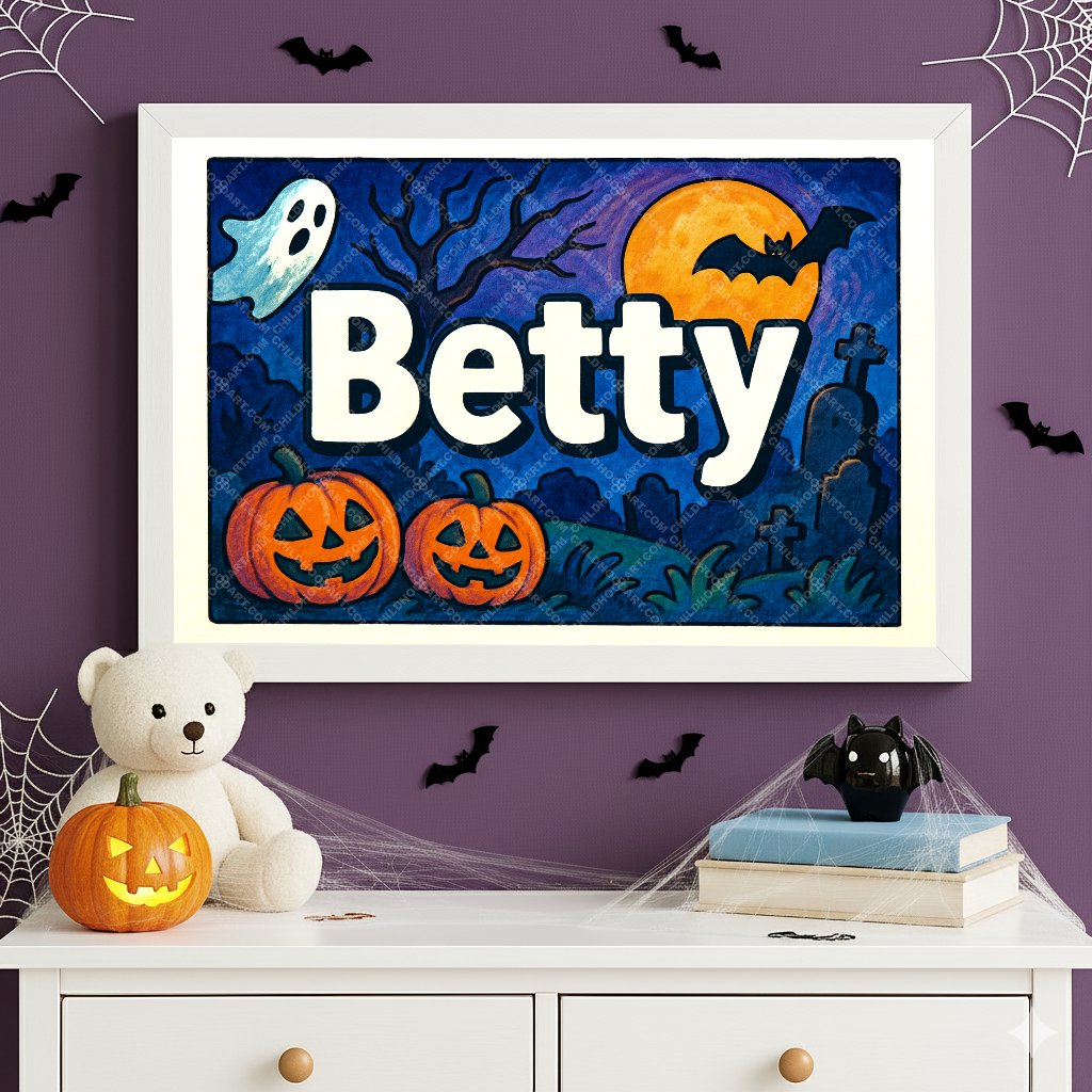 Personalized name art for Betty