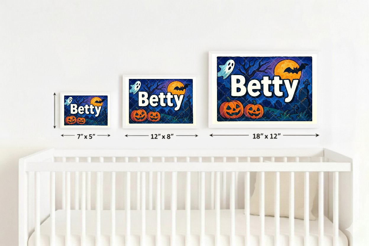Personalized name art for Betty