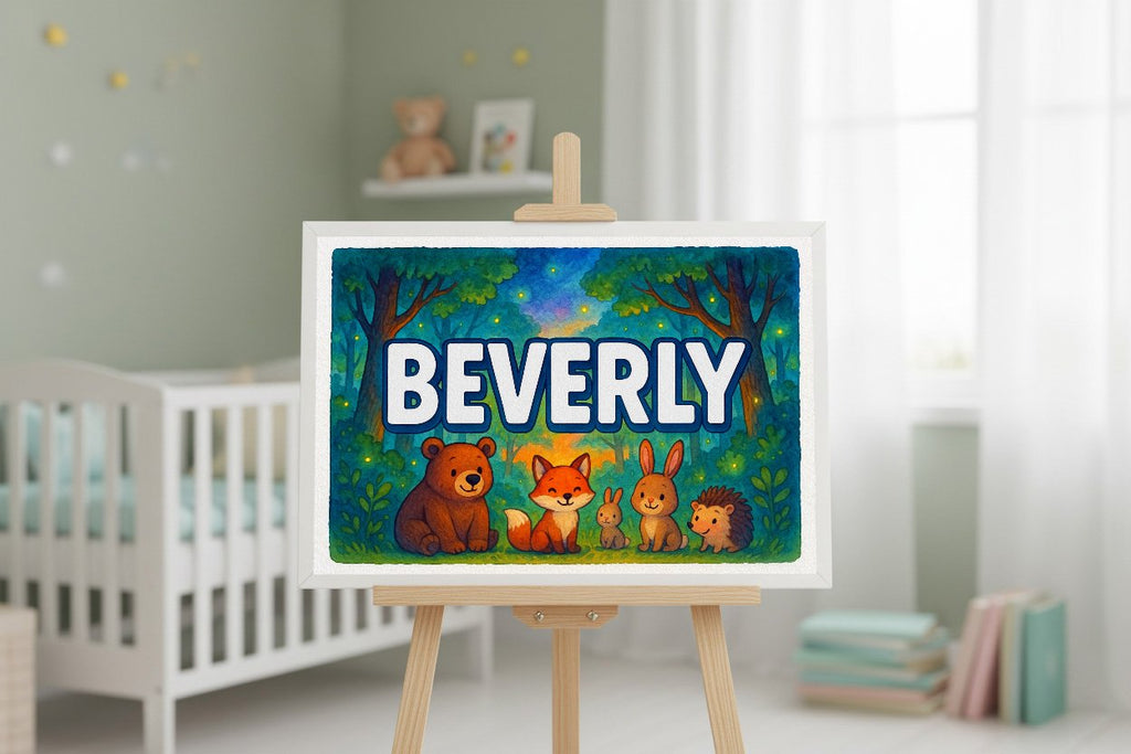 Personalized name art for Beverly