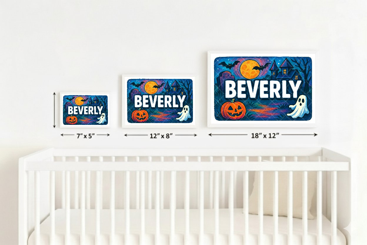 Personalized name art for Beverly