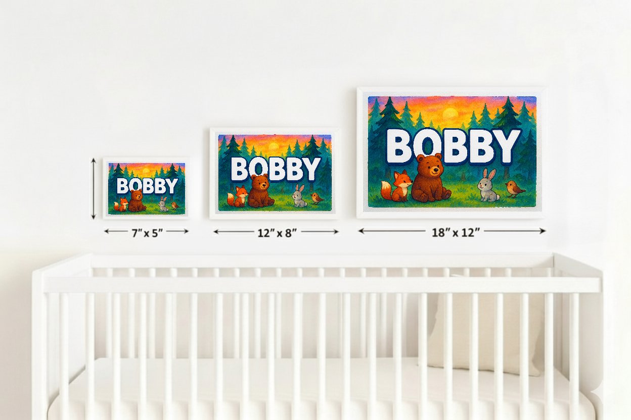 Personalized name art for Bobby