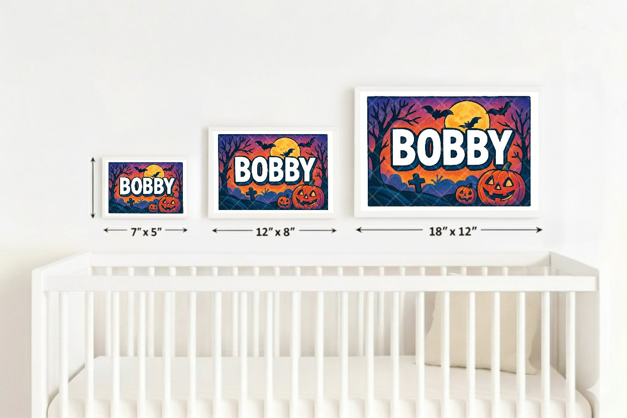 Personalized name art for Bobby