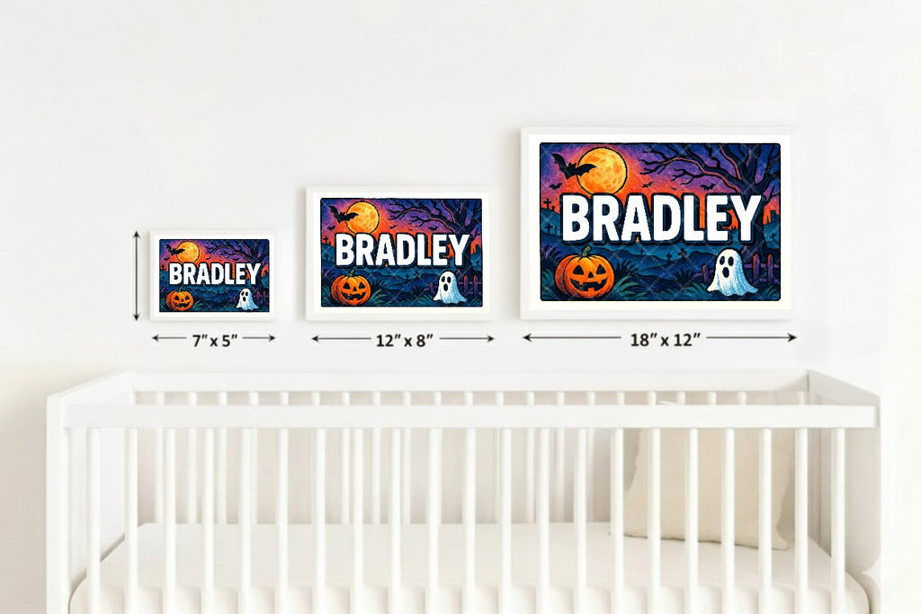 Personalized name art for Bradley