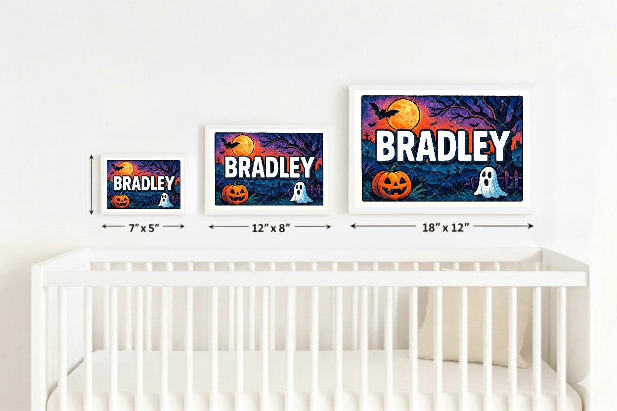 Personalized name art for Bradley