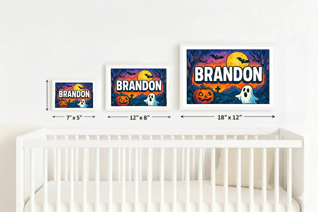 Personalized name art for Brandon