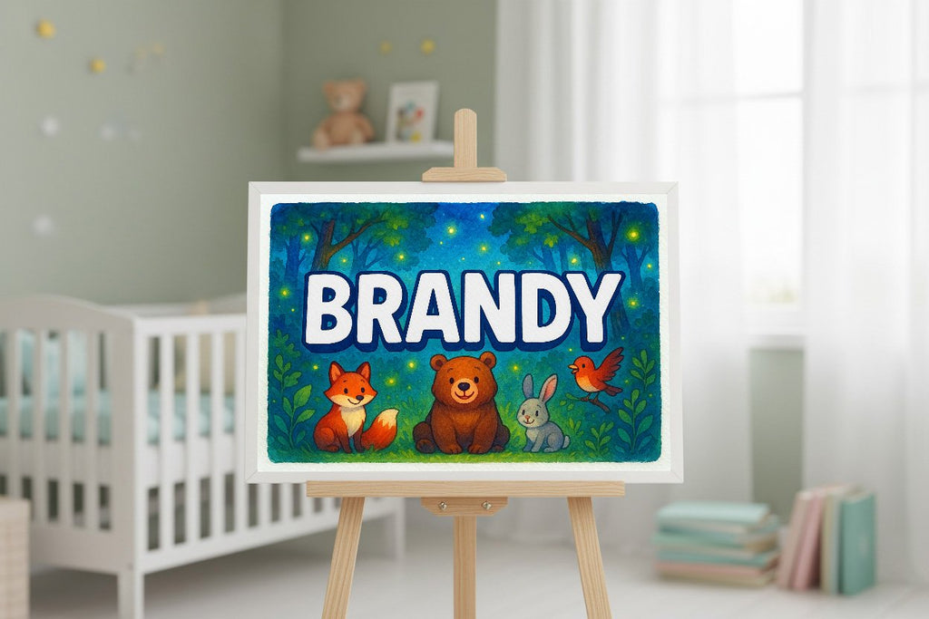 Personalized name art for Brandy