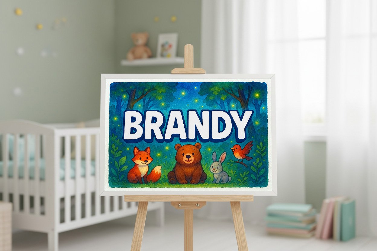 Personalized name art for Brandy