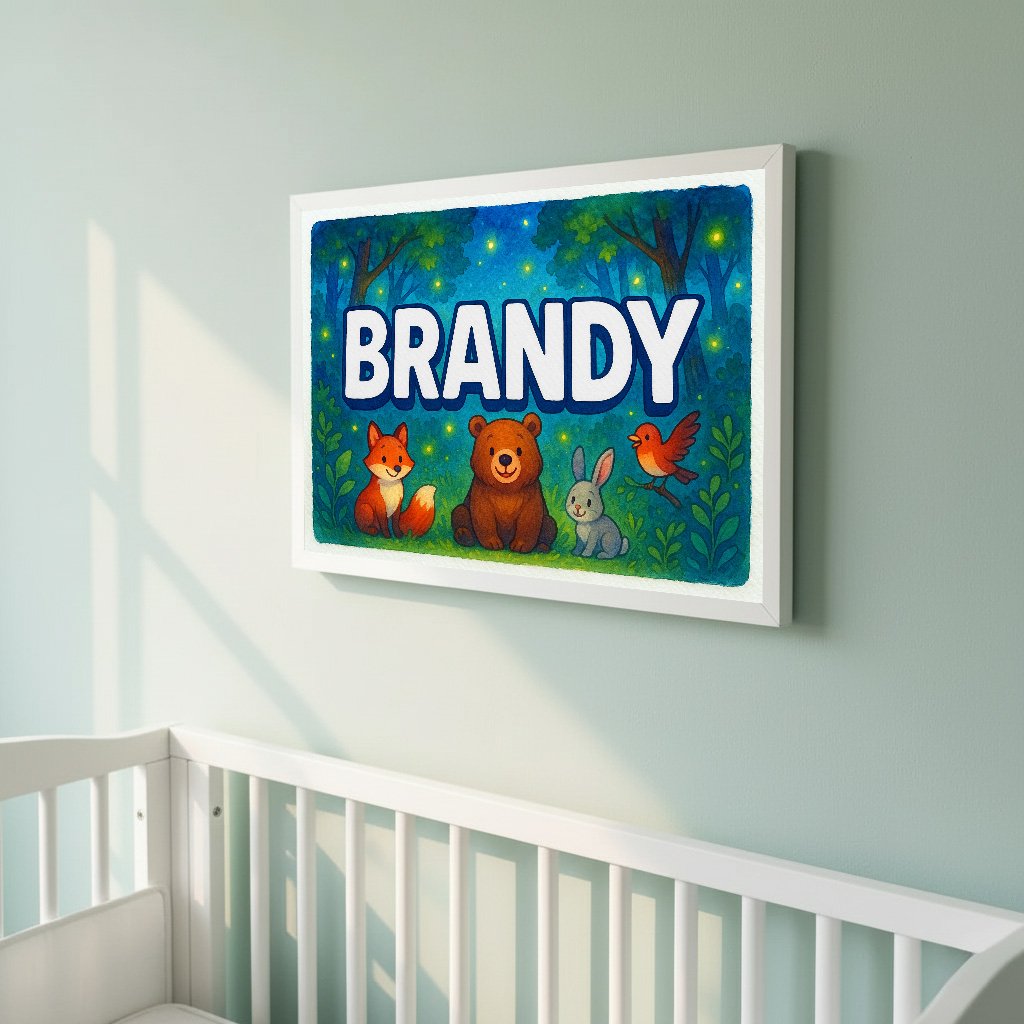 Personalized name art for Brandy