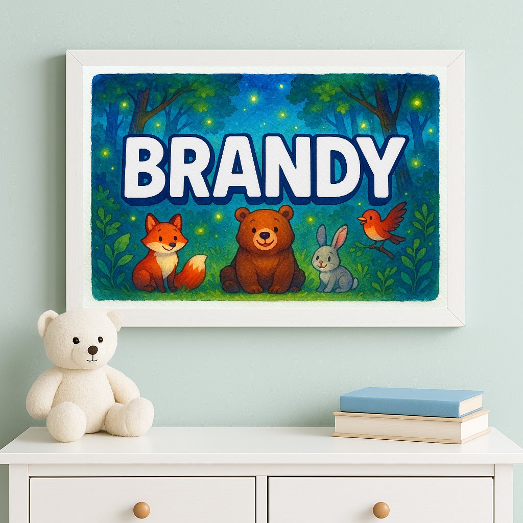 Personalized name art for Brandy