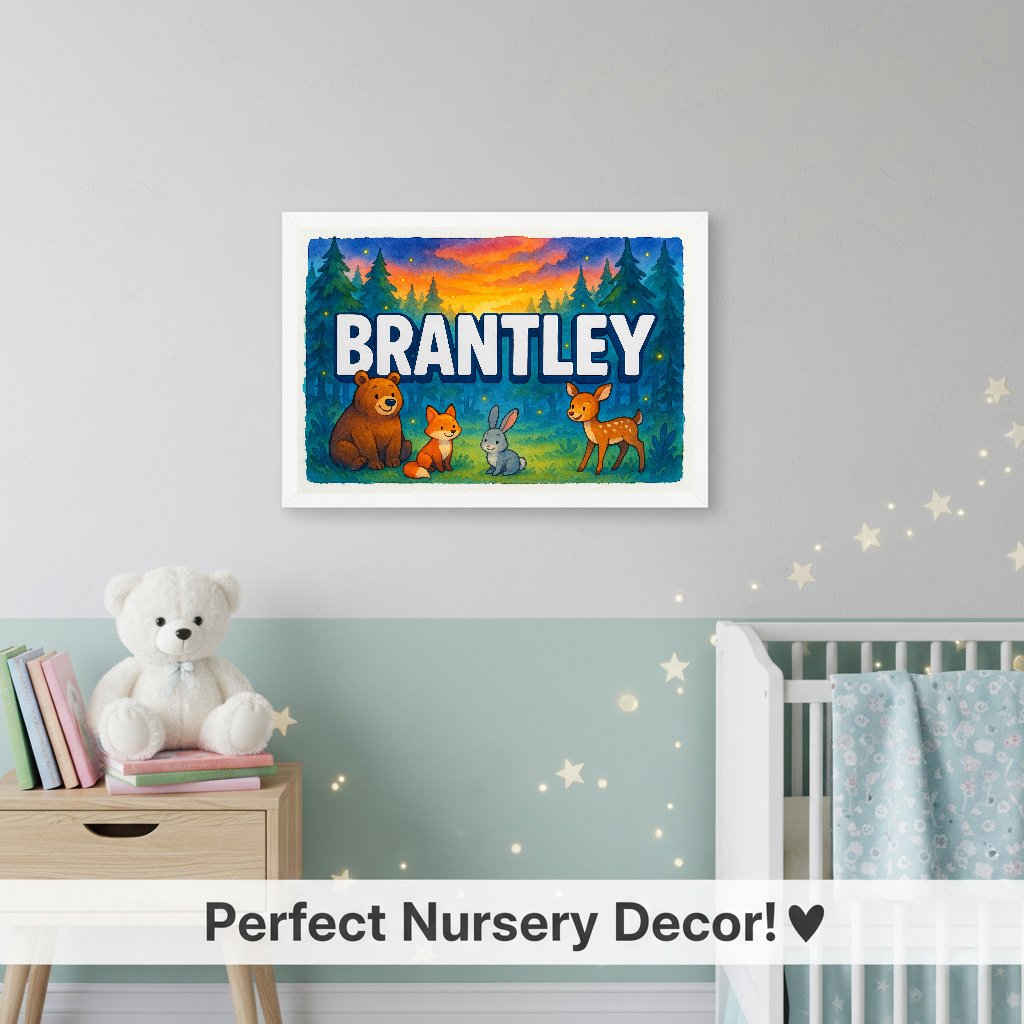 Personalized name art for Brantley