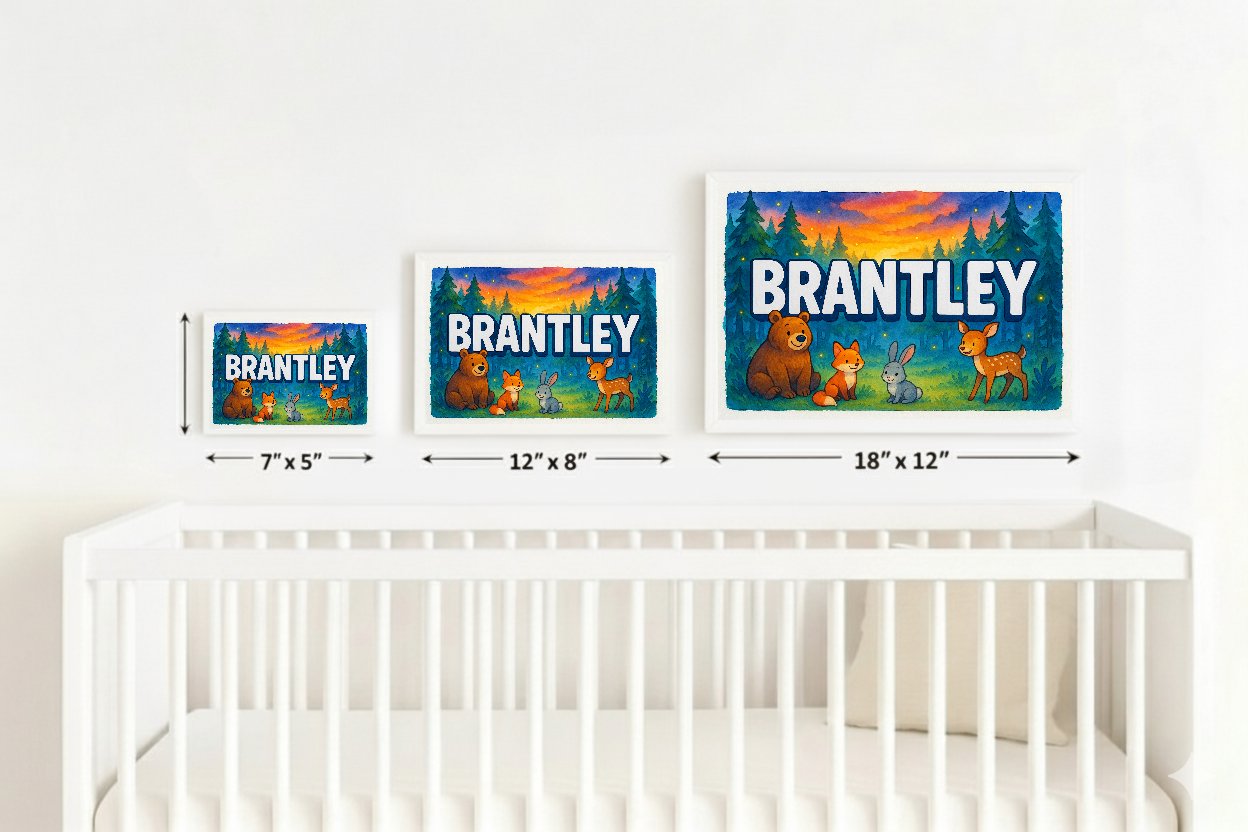 Personalized name art for Brantley