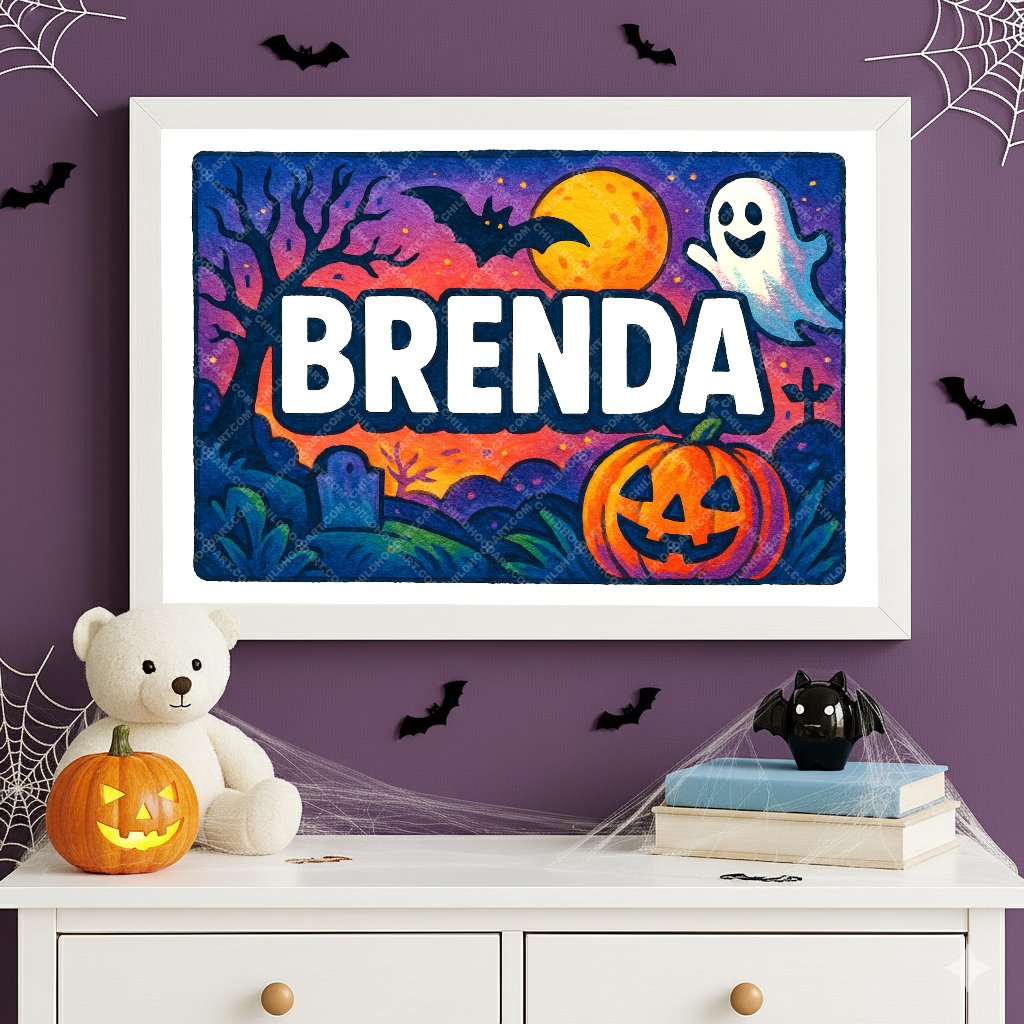 Personalized name art for Brenda