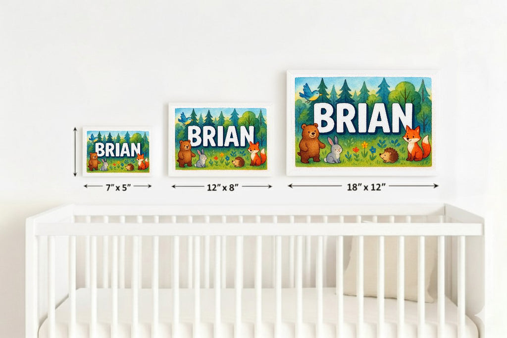 Personalized name art for Brian