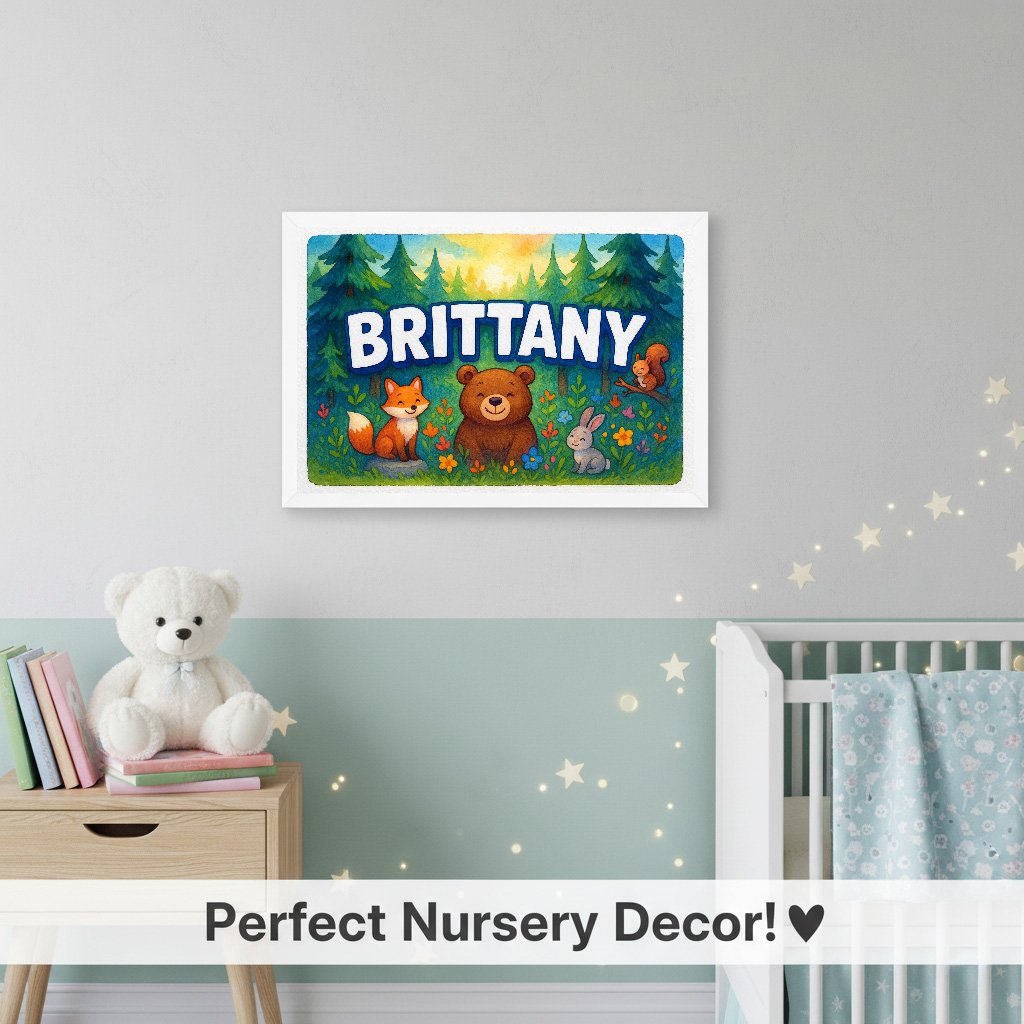 Personalized name art for Brittany