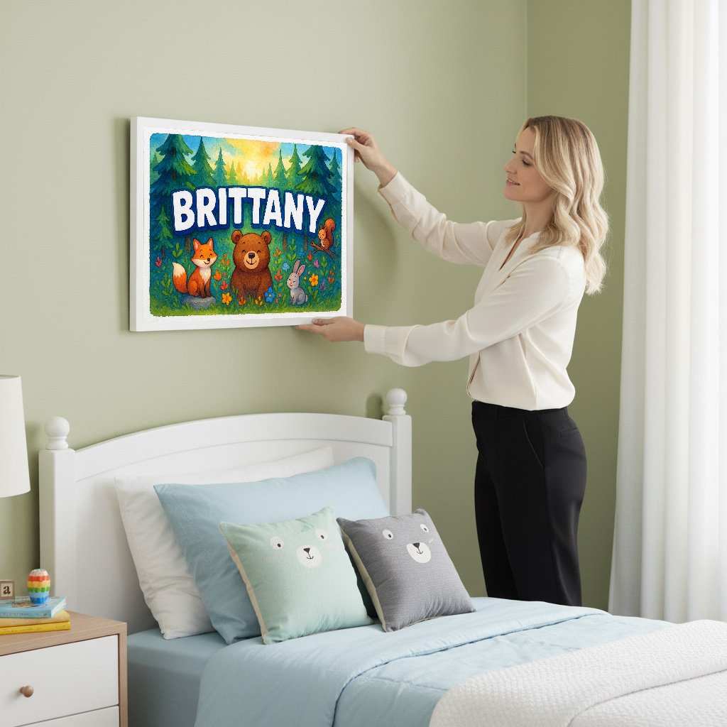 Personalized name art for Brittany