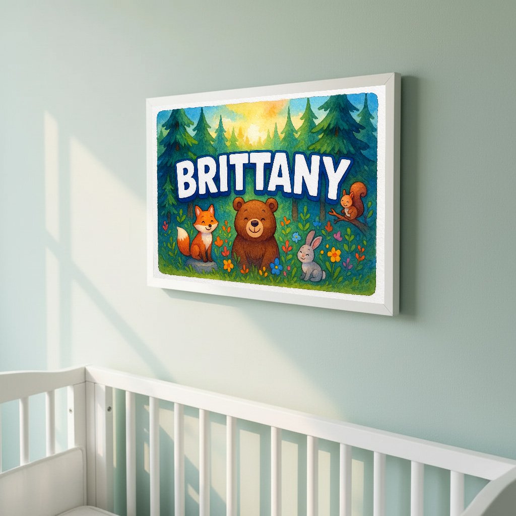 Personalized name art for Brittany