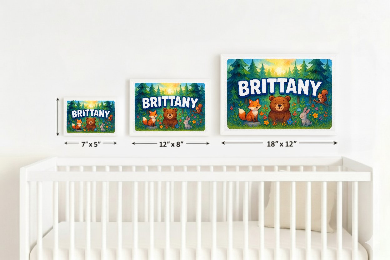 Personalized name art for Brittany