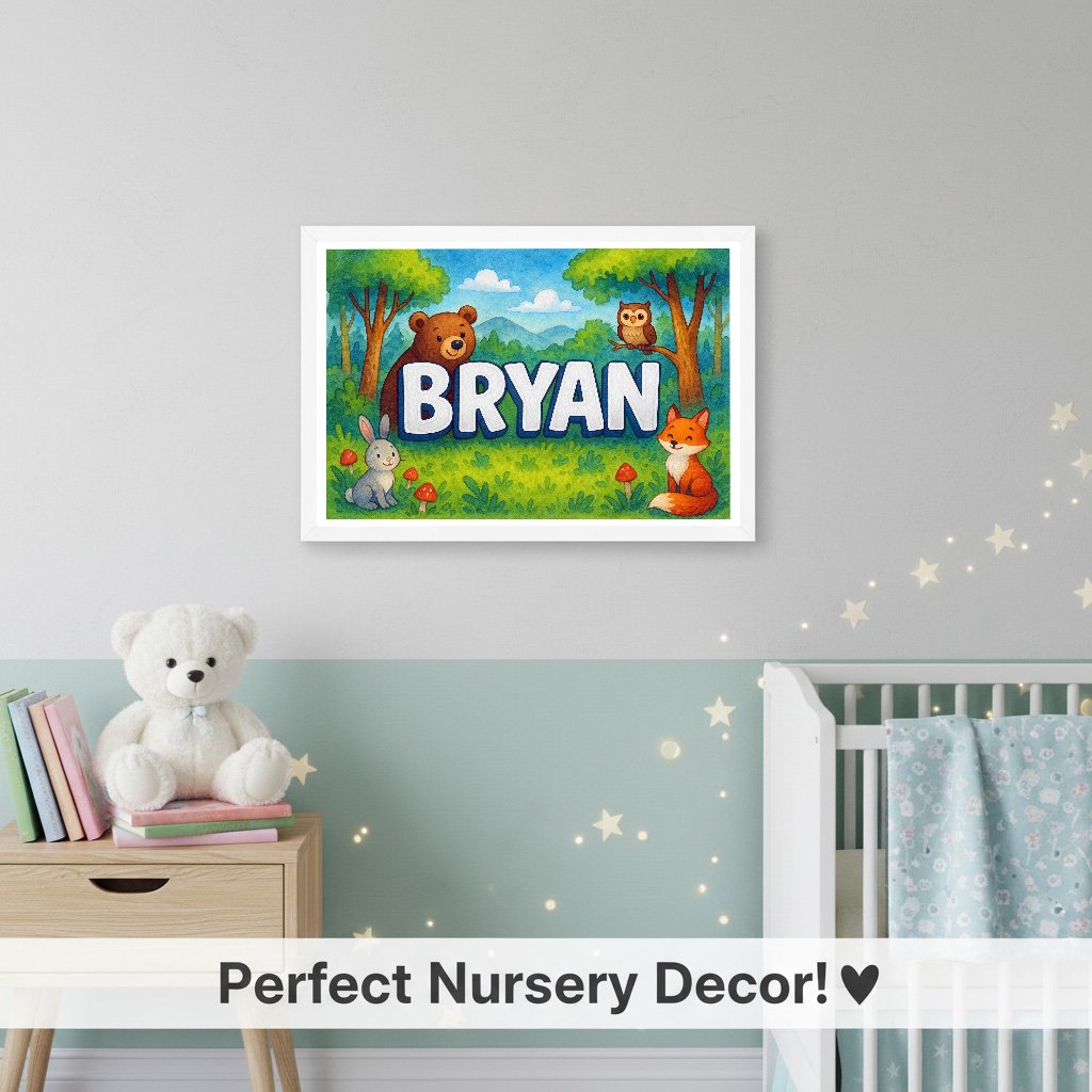 Personalized name art for Bryan