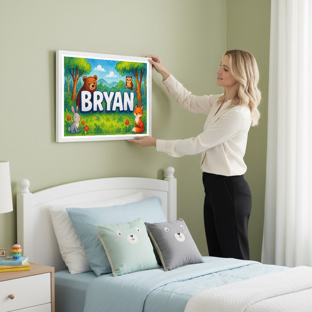 Personalized name art for Bryan