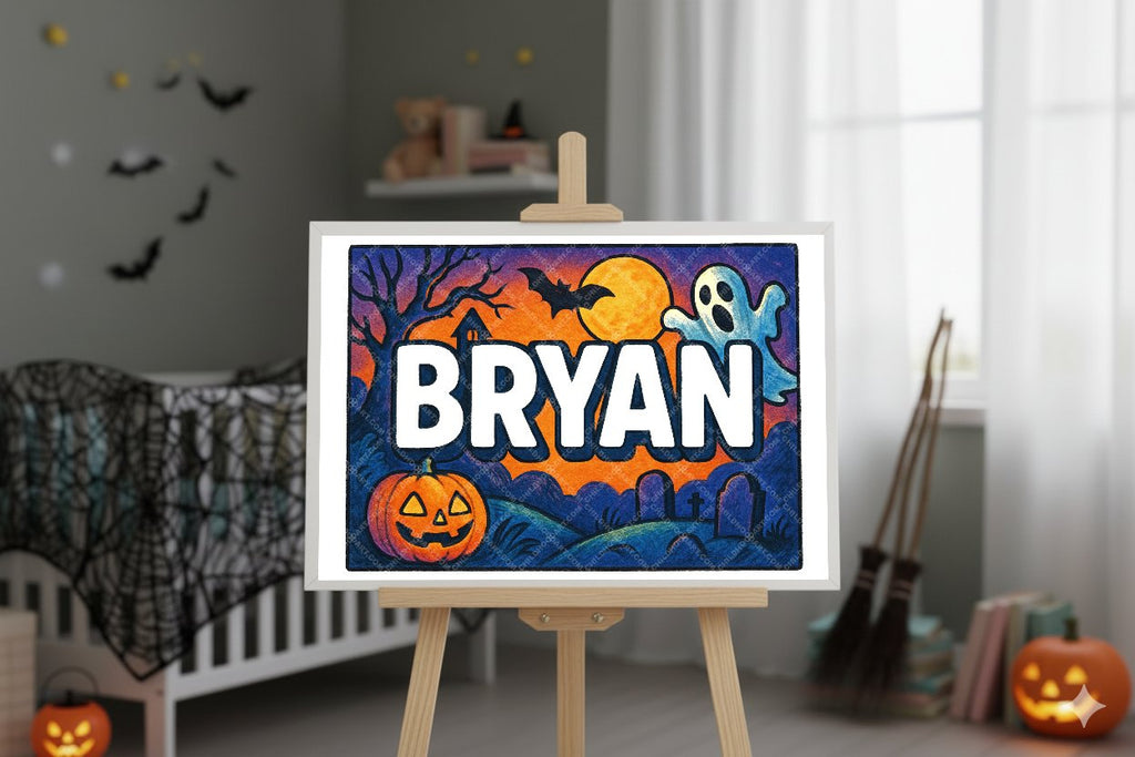 Personalized name art for Bryan