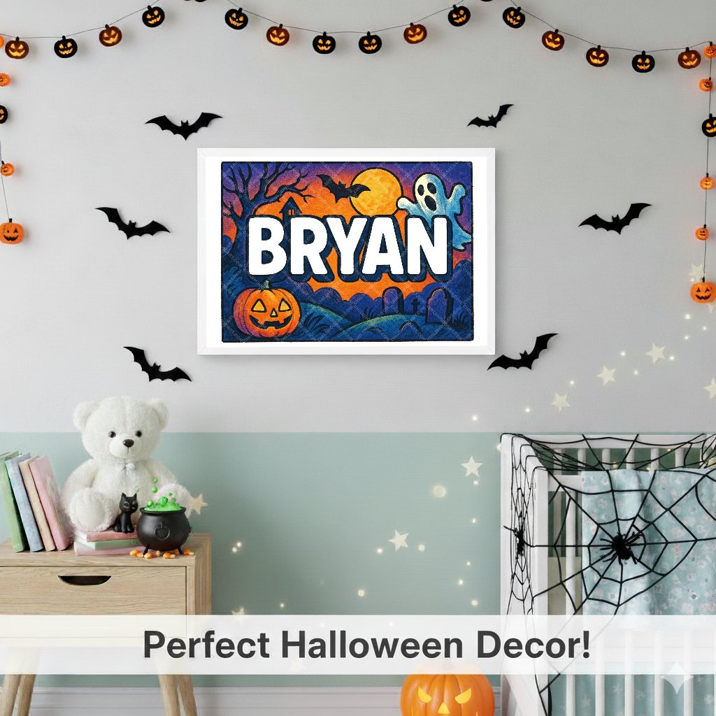 Personalized name art for Bryan