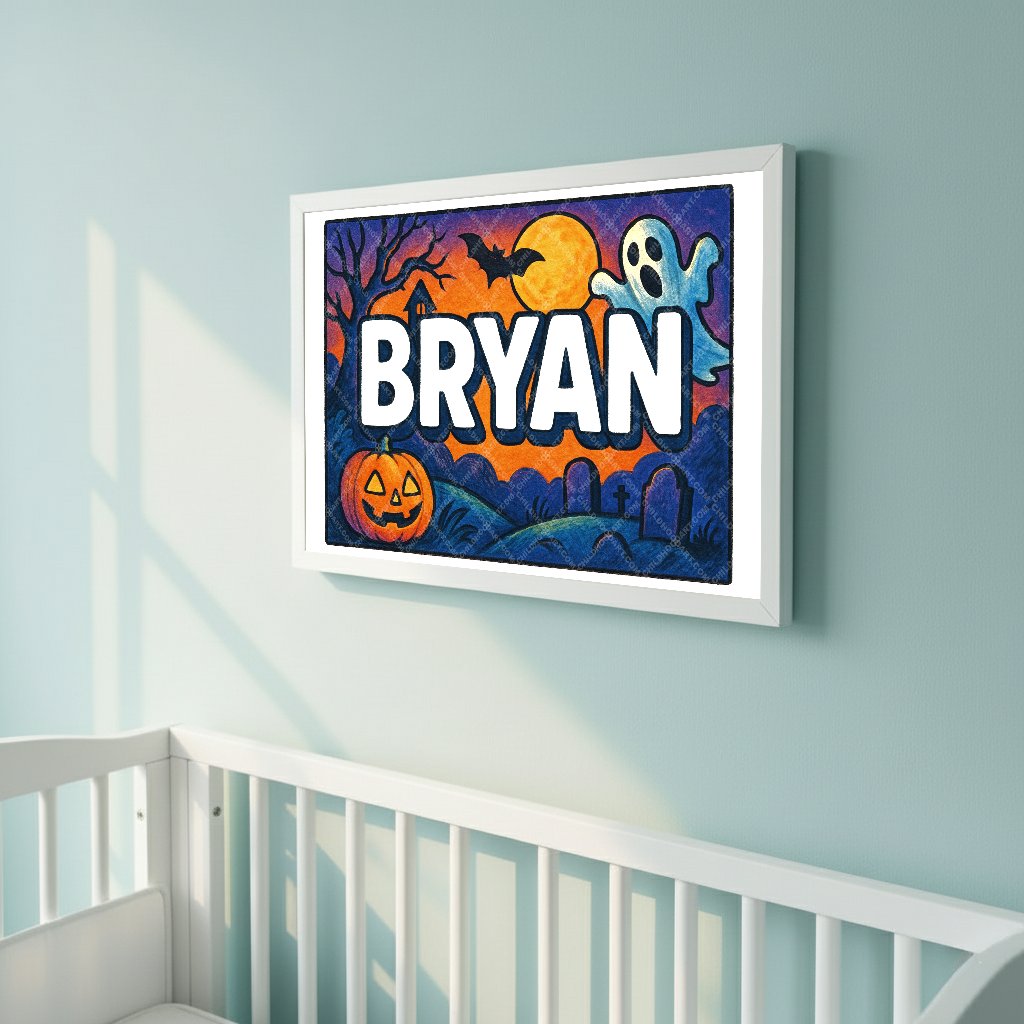 Personalized name art for Bryan