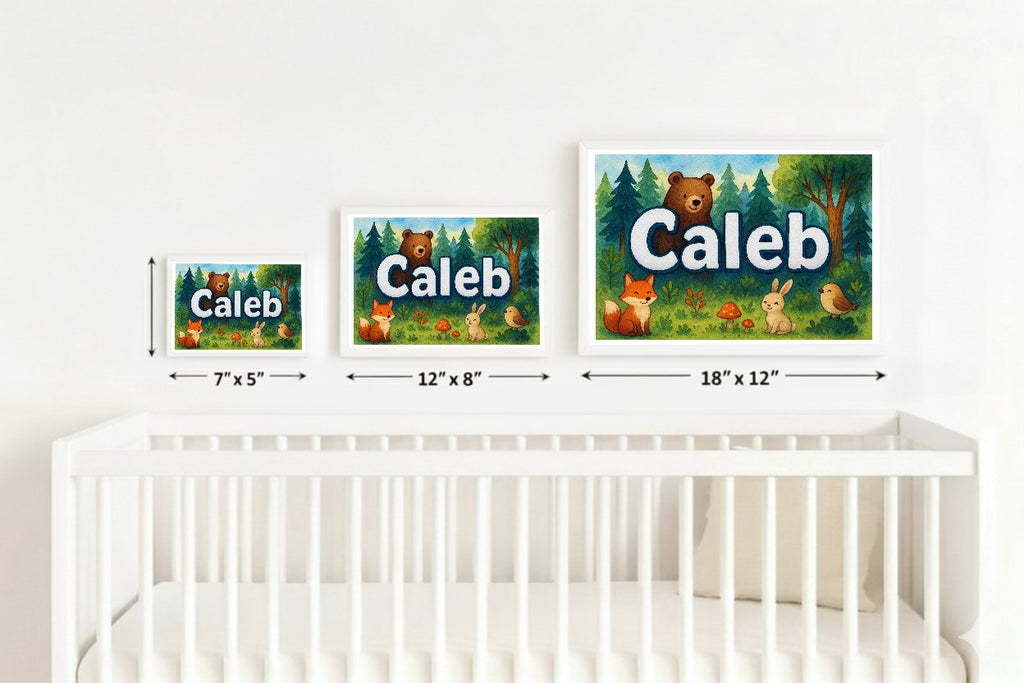 Personalized name art for Caleb