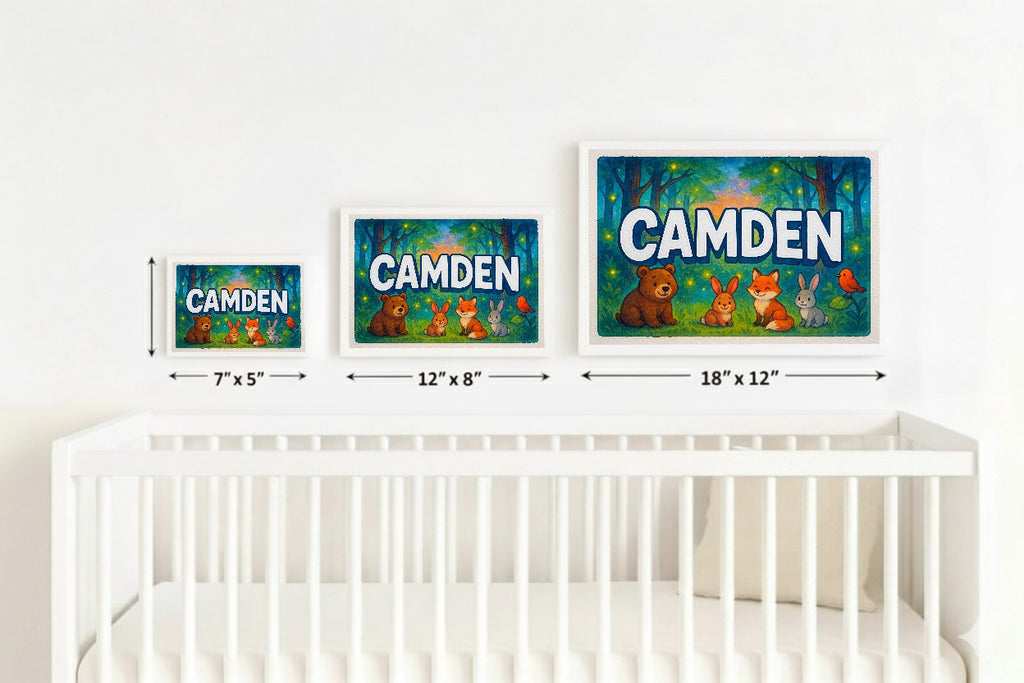Personalized name art for Camden