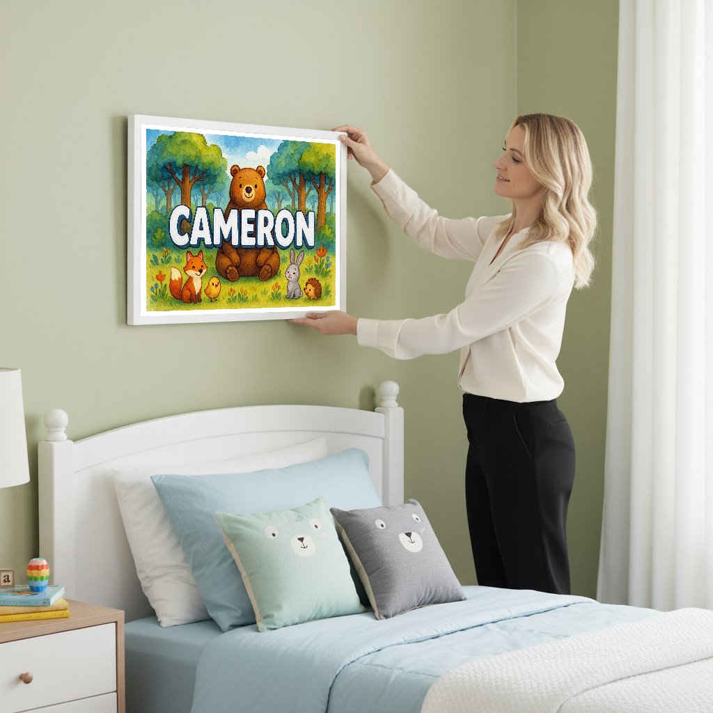 Personalized name art for Cameron