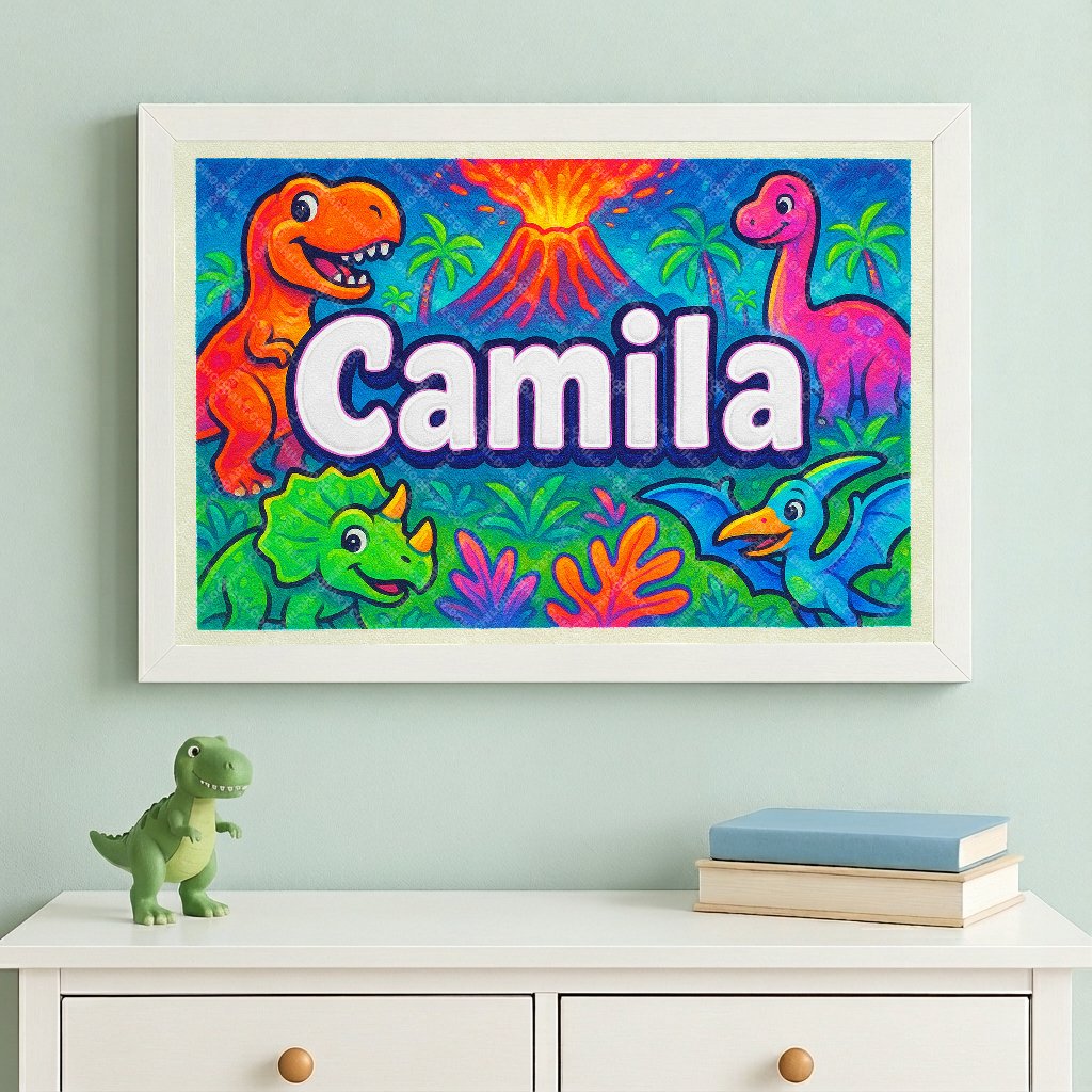 Personalized name art for Camila