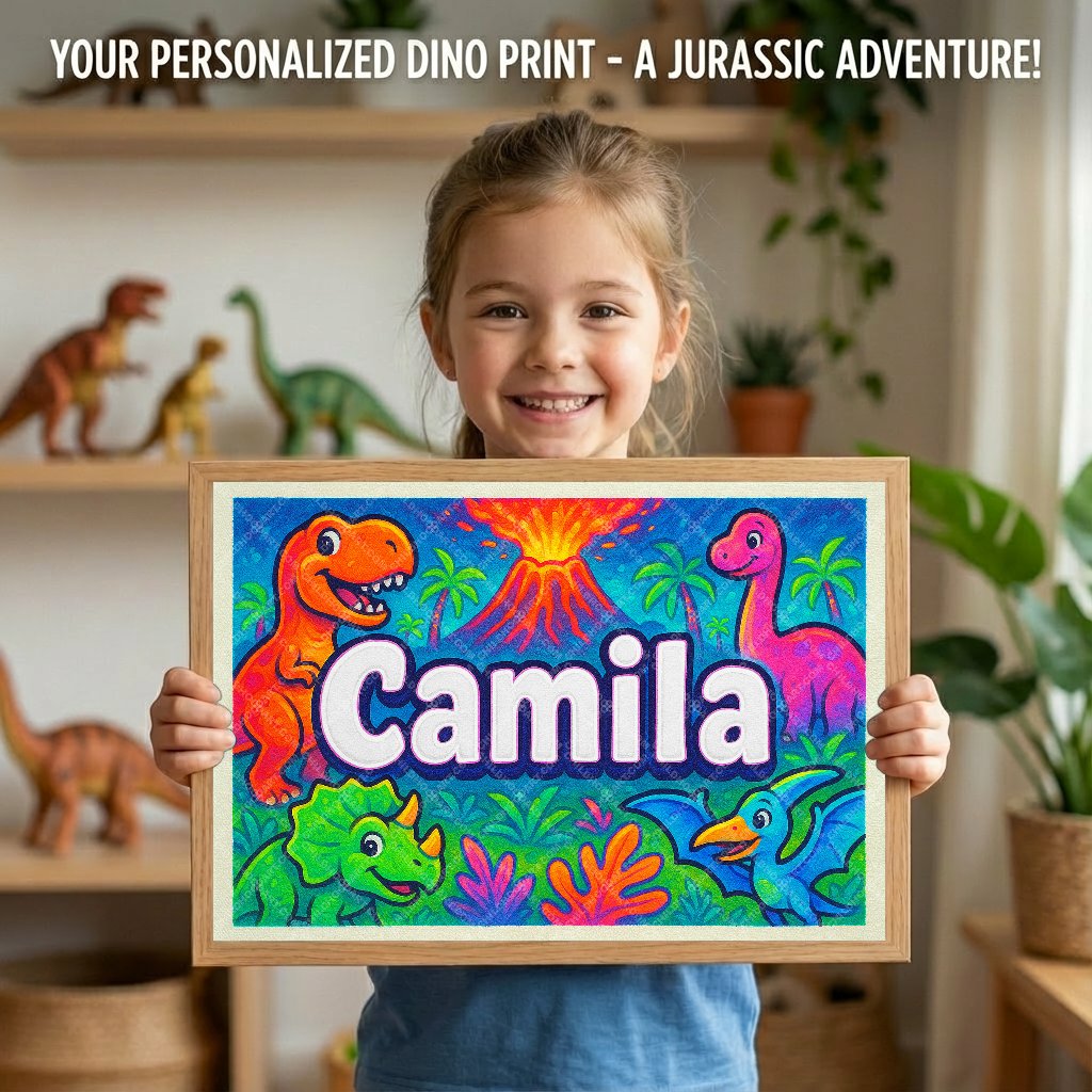 Personalized name art for Camila