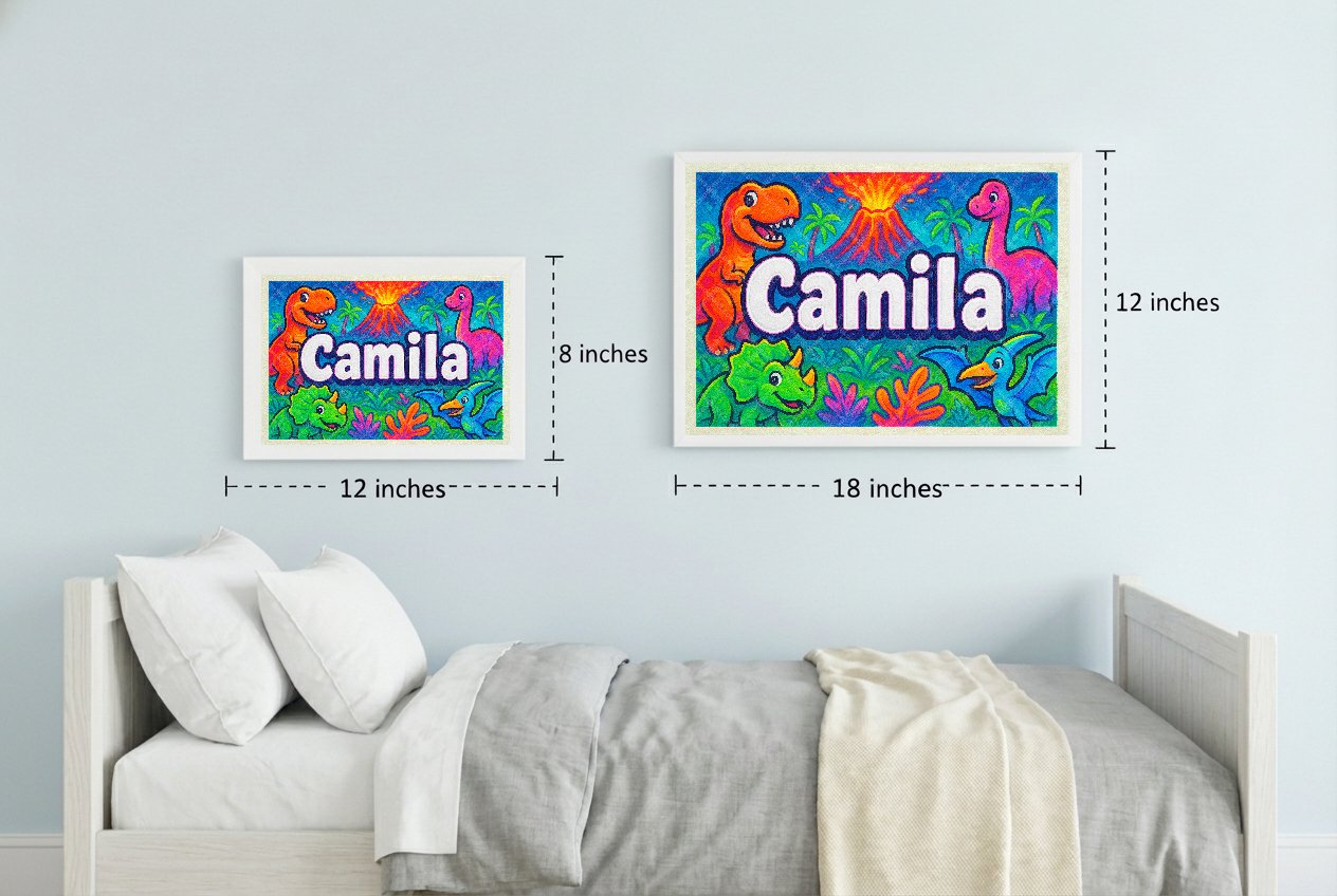 Personalized name art for Camila