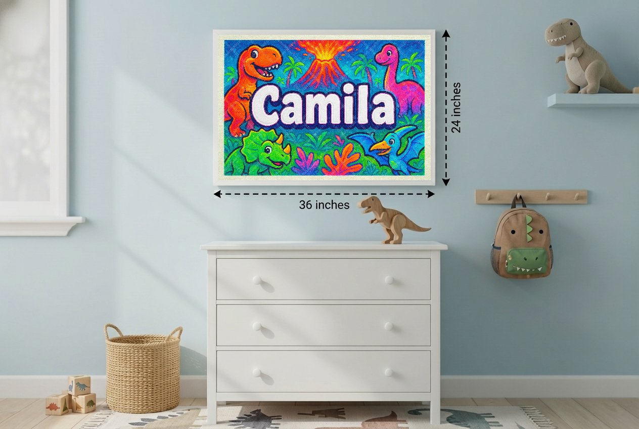 Personalized name art for Camila